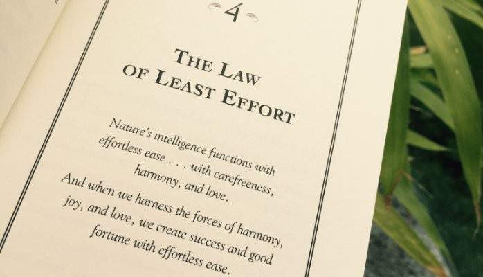 The Law of Least Effort by Deepak Chopra